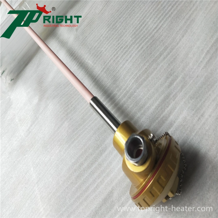 Industrial Type S Thermocouple with Adjustable Compression Fitting Assemblies