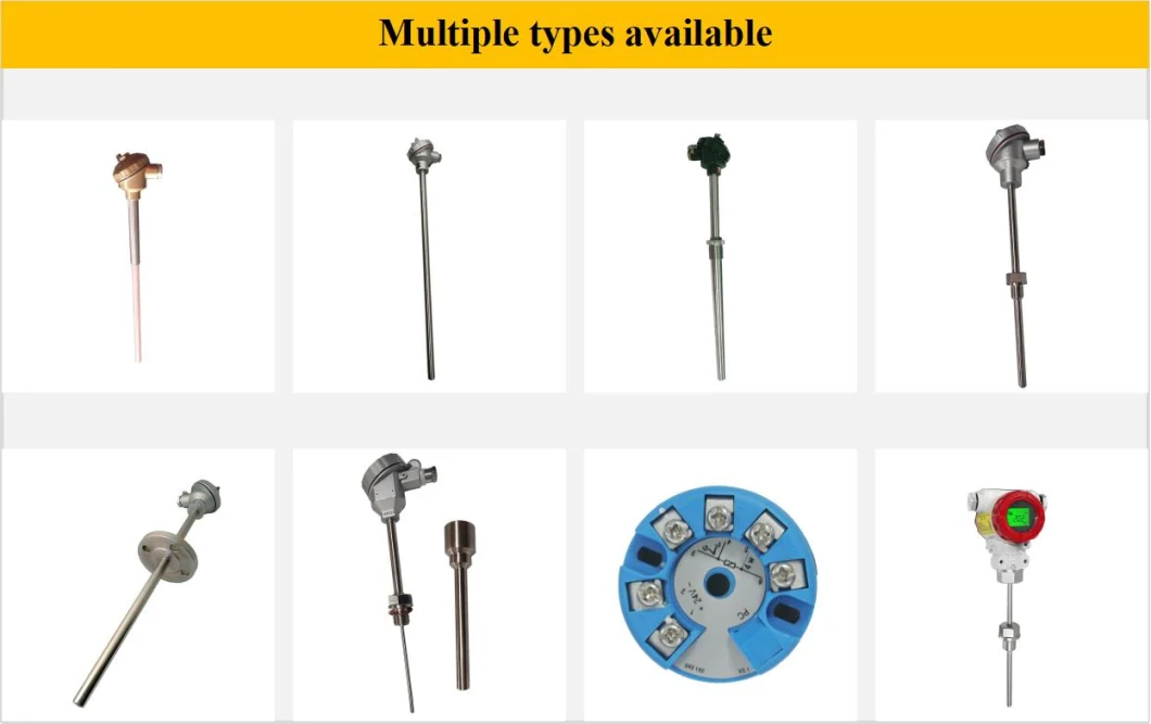 High Temperature and Wear-Resistant Temperature Sensor S B K Type Thermocouple for Power Plants