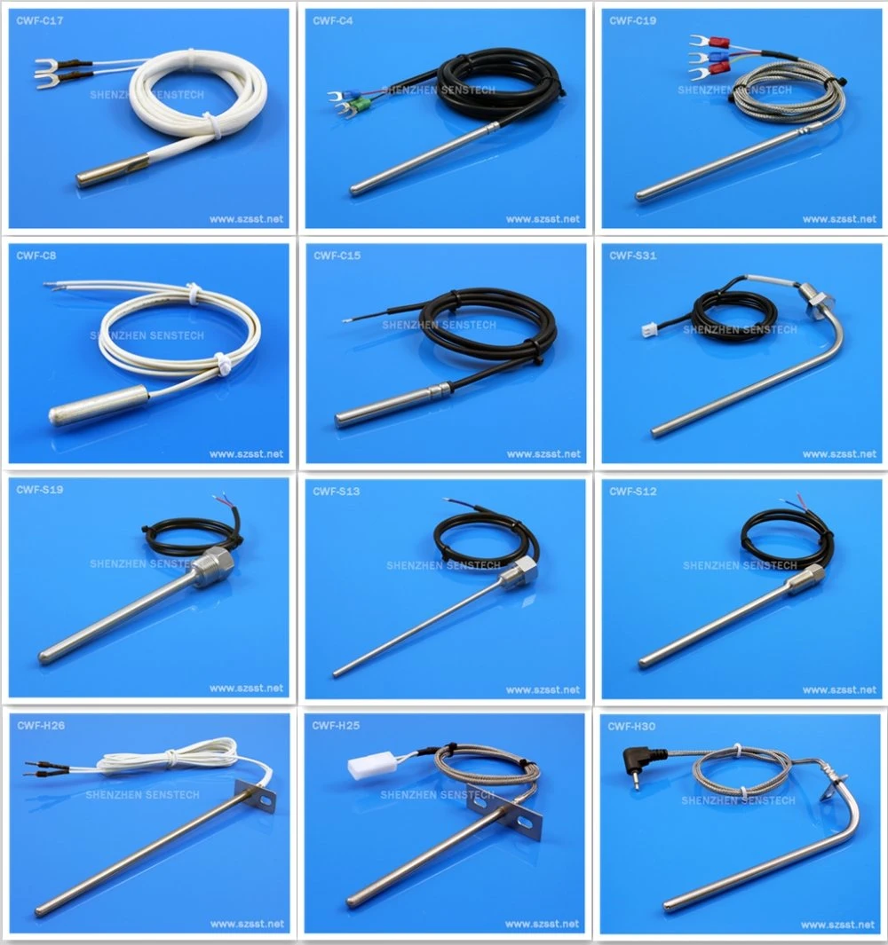 2-Wire PT100 Rtd Sensor Temperature Probe 1/2"NPT 20mm 30mm