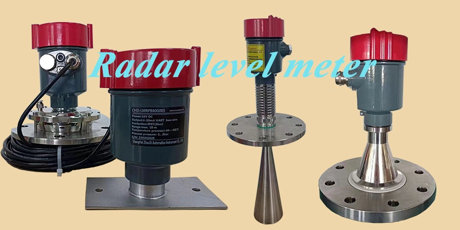 Factory Price Stainless Steel Shell High Temperature Resistant Radar Level Transmitter for Sewage Measurement