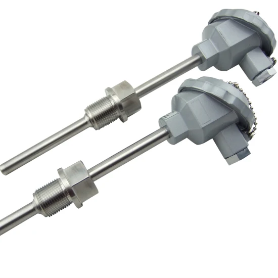 Capteurs de température Rtd PT100 sonde longue 9*100mm avec tête de borne à filetage NPT -50 ~ 450c thermocouple OEM sur mesure